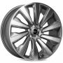 Легковой диск Skill Wheels SL239 9,5x21 5x120 ET42,5 72,6 чёрный + полированные спицы